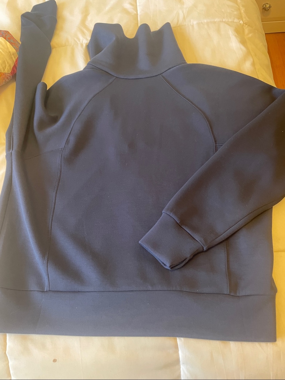 Spanx Timeless Navy Half Zip - Picture 7 of 12